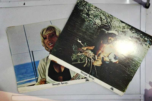 ORIGINAL LOBBY CARDS - SWEPT AWAY - 1975 - set of 8