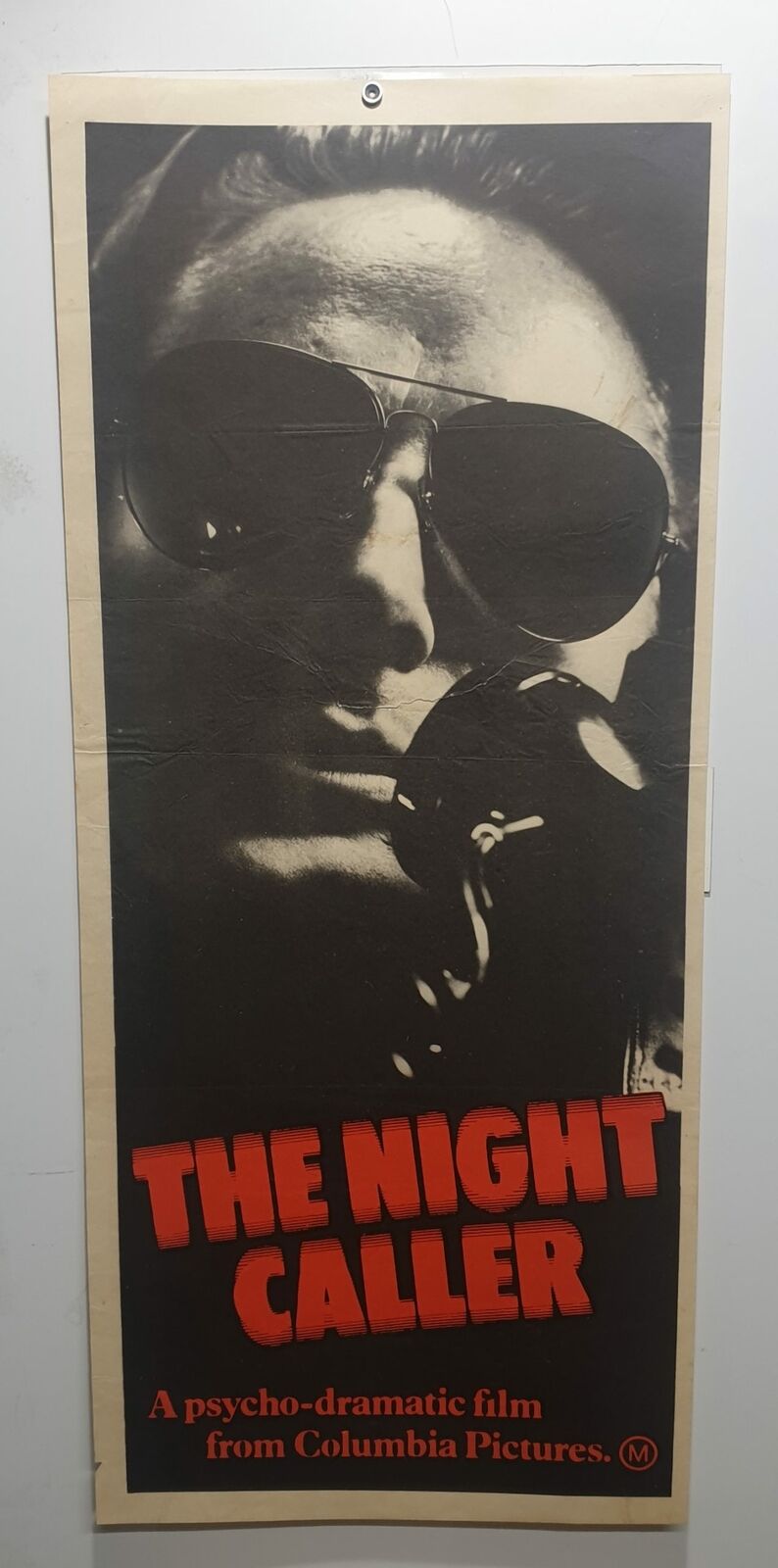 ORIGINAL DAYBILL MOVIE POSTER - THE NIGHT CALLER - 1975