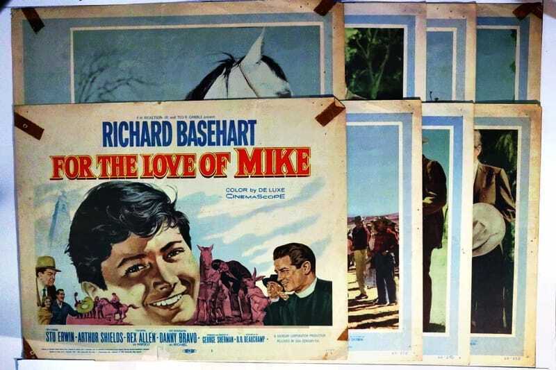 ORIGINAL LOBBY CARDS - FOR THE LOVE OF MIKE - 1960 - set of 8