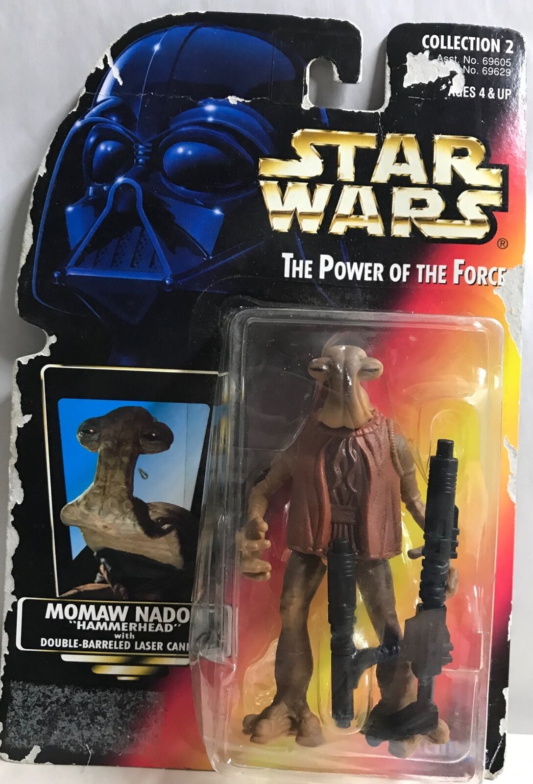 STAR WARS - KENNER - POTF - MOMAW NADON (b) - "HAMMERHEAD" - with Double Barreled