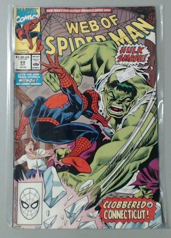 COMIC BOOK - MARVEL COMICS - SPIDER-MAN - WEB OF SPIDER-MAN #69