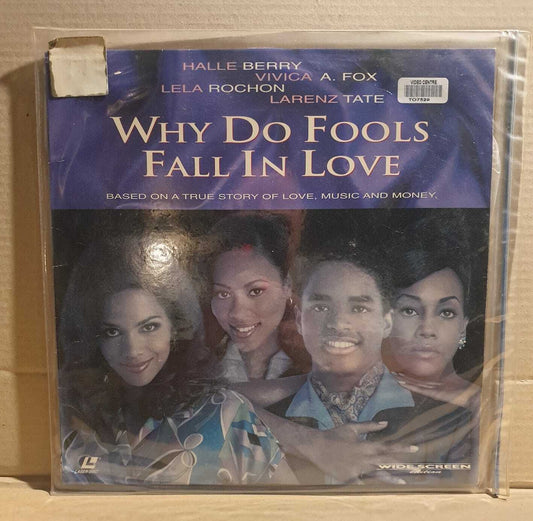 LASERDISC MOVIE - WHY DO FOOLS FALL IN LOVE - Halle Berry, Vivica A. Fox, Lel...