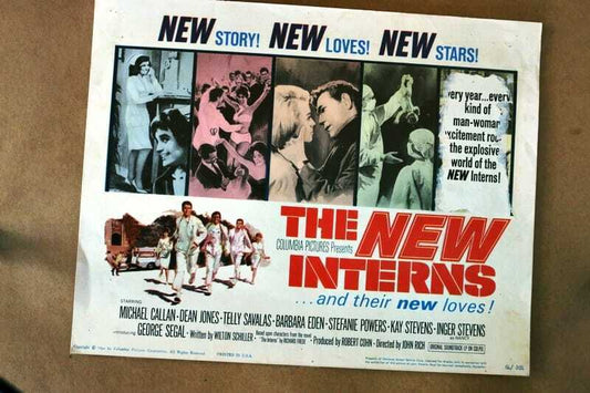 ORIGINAL LOBBY CARD - THE NEW INTERNS - 1964 - title card