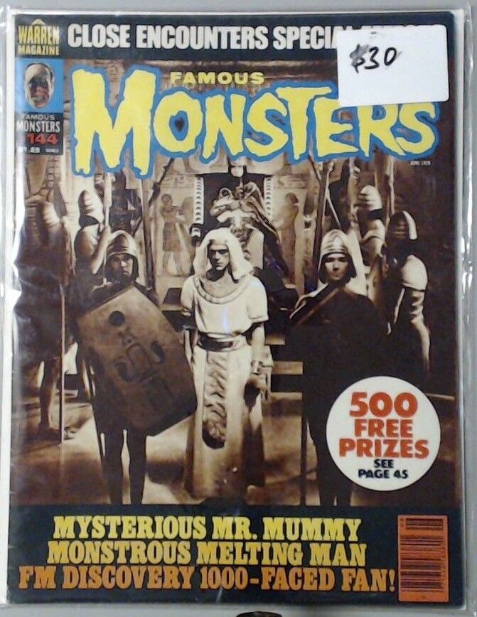 SCARY HORROR FAMOUS MONSTERS #144 CLOSE ENCOUNTERS MUMMY