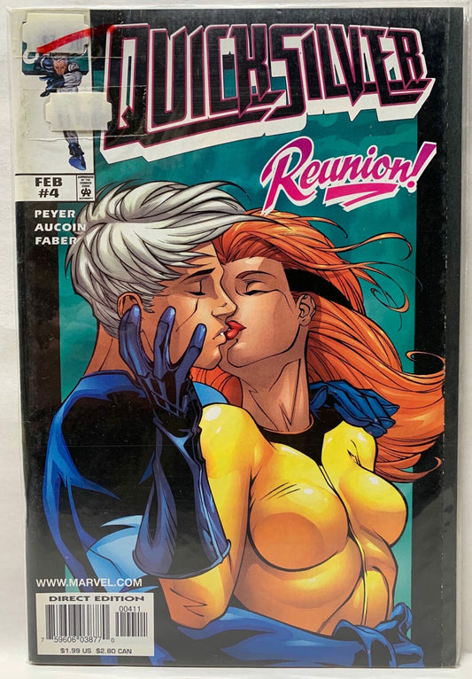 COMIC BOOK - QUICKSILVER #4 REUNION - CRYSTAL