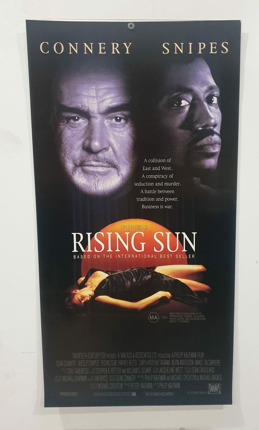 ORIGINAL DAYBILL MOVIE POSTER - RISING SUN - 1993