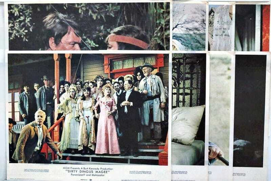 ORIGINAL LOBBY CARDS - DIRTY DINGUS MAGEE - 1970 - set of 8