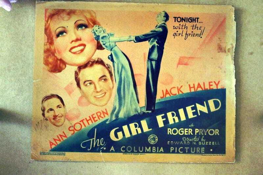 ORIGINAL LOBBY CARD - GIRL FRIEND - 1935 - title card