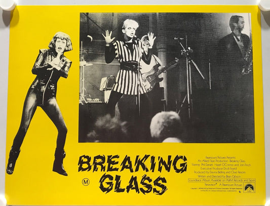 ORIGINAL LOBBY CARDS - BREAKING GLASS - 1980 - set of 8