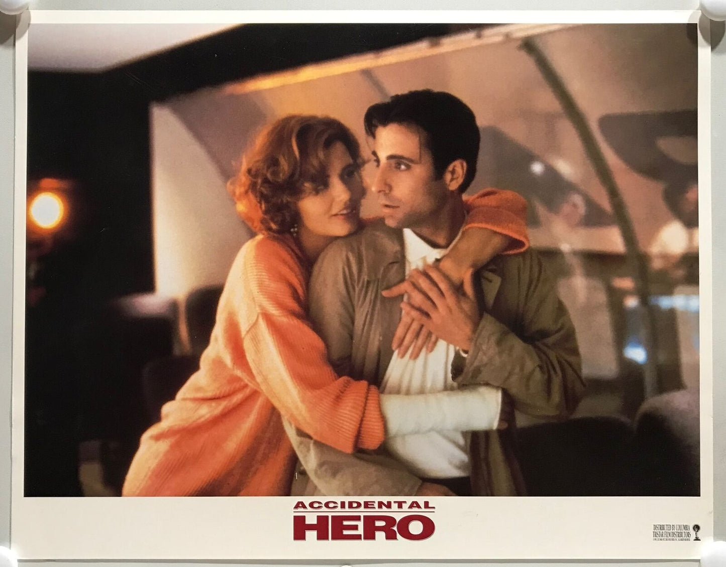 ORIGINAL LOBBY CARDS - ACCIDENTAL HERO - 1992 - set of 8