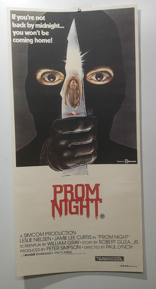 ORIGINAL DAYBILL MOVIE POSTER - PROM NIGHT - HORROR