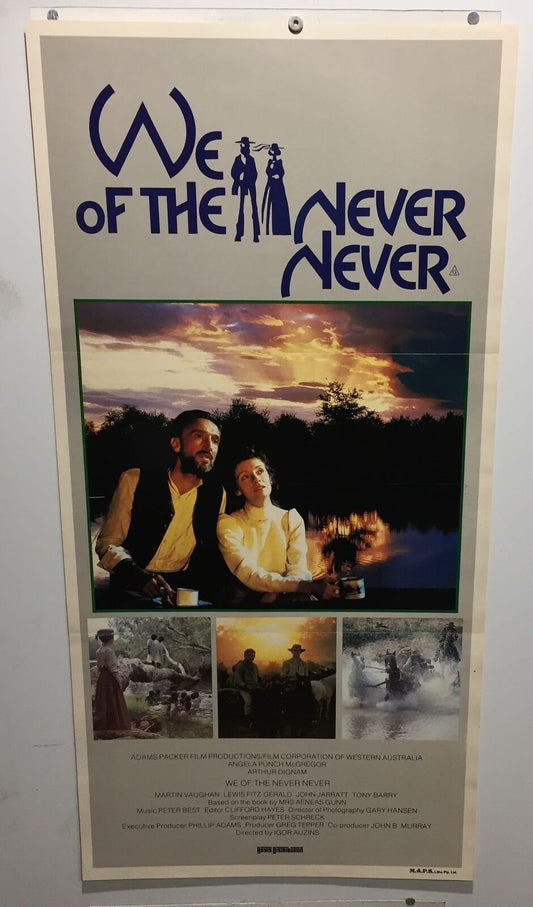 ORIGINAL DAYBILL MOVIE POSTER - WE OF THE NEVER NEVER - 1982