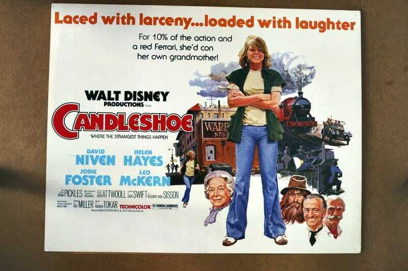 ORIGINAL LOBBY CARD - CANDLESHOE - Walt Disney - 1977 - title card