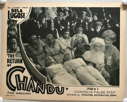 ORIGINAL SERIAL LOBBY CARD - THE RETURN OF CHANDU (f) - 1934 - Ch 6 "Chandu's...