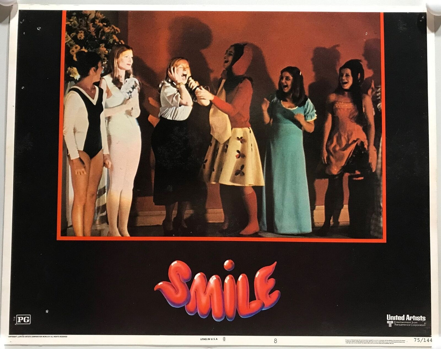 ORIGINAL LOBBY CARDS - SMILE - 1975 - set of 8