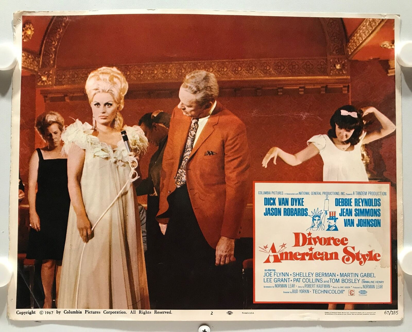 ORIGINAL LOBBY CARDS - DIVORCE AMERICAN STYLE (b) - 1967 - set of 8