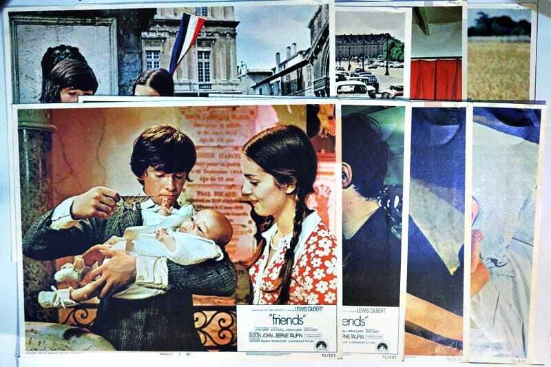 ORIGINAL LOBBY CARDS - FRIENDS - 1971 - set of 8