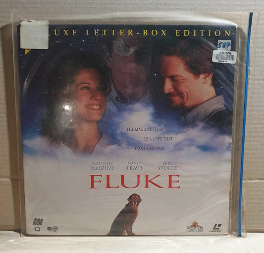 LASERDISC MOVIE - FLUKE - Mathew Modine, Nancy Travis, Eric Stolz