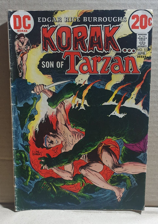 COMIC BOOK - DC KORAK SON OF TARZAN #51