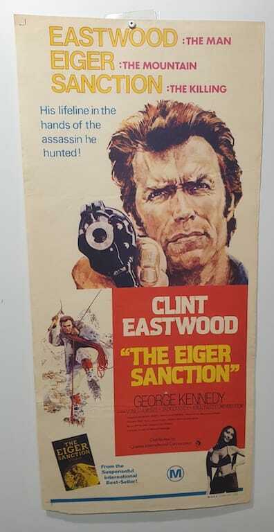 ORIGINAL DAYBILL MOVIE POSTER - THE EIGER SANCTION