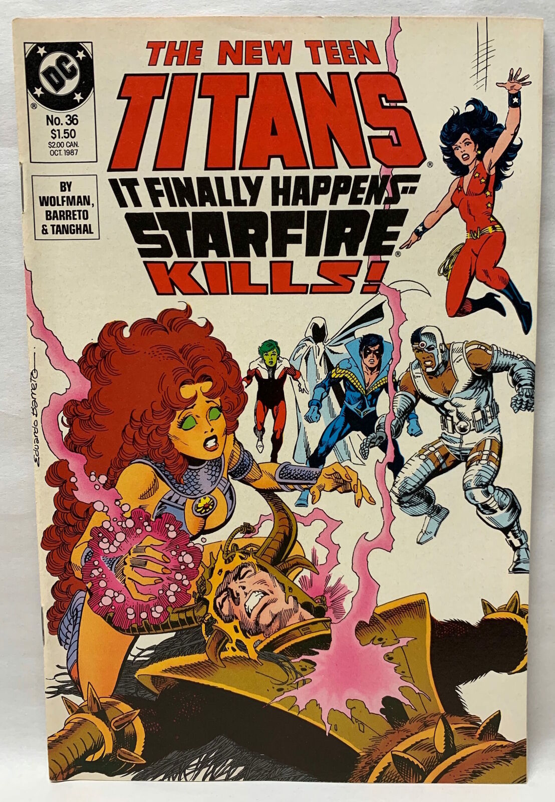 COMIC BOOK ~ THE NEW TEEN TITANS #36