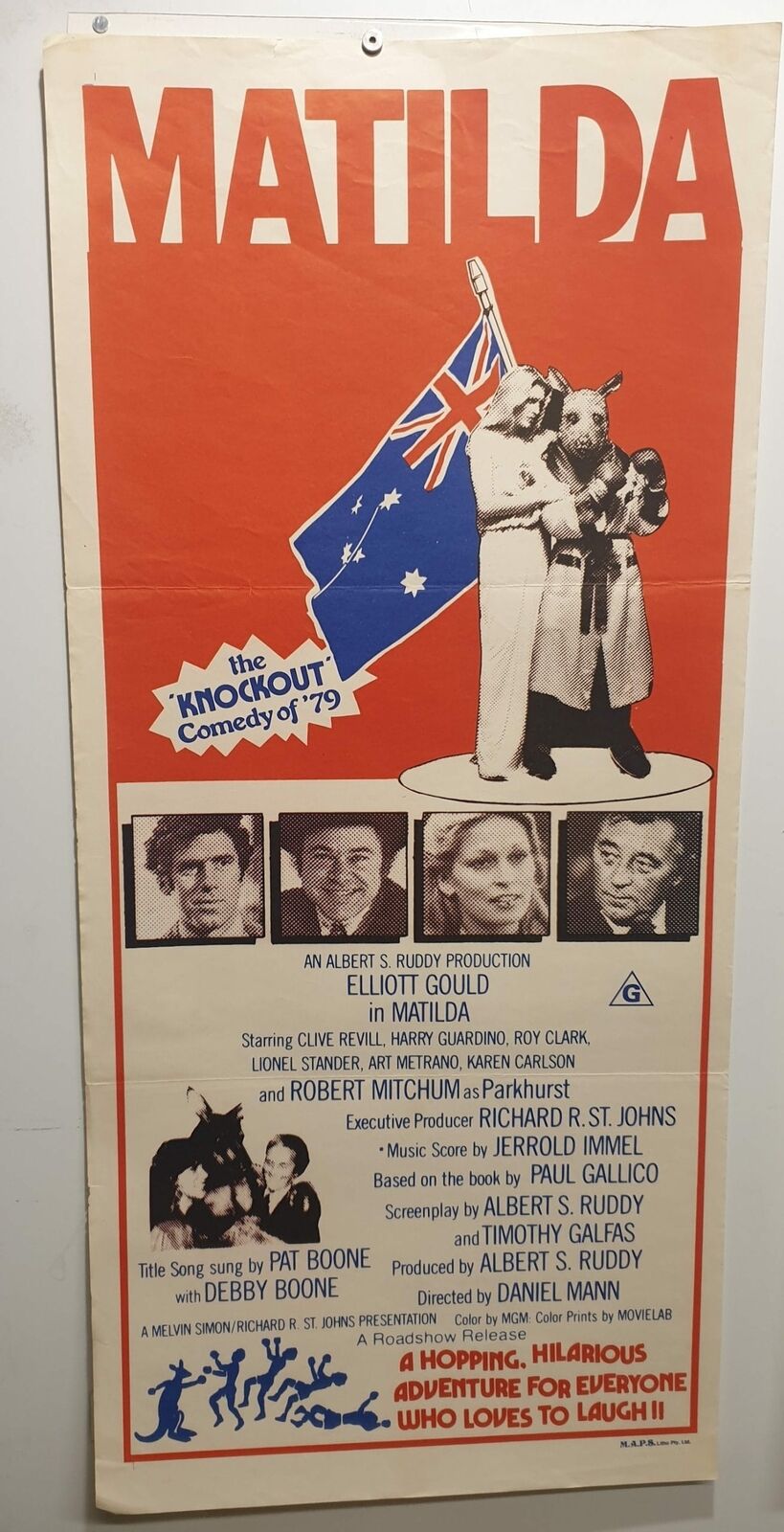 ORIGINAL DAYBILL MOVIE POSTER - MATILDA - AUSTRALIAN