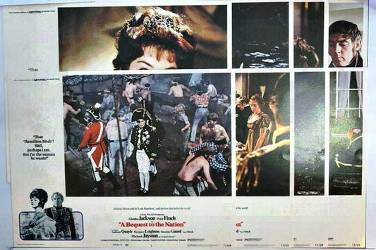 ORIGINAL LOBBY CARDS - BEQUEST TO A NATION - 1973 - set of 8