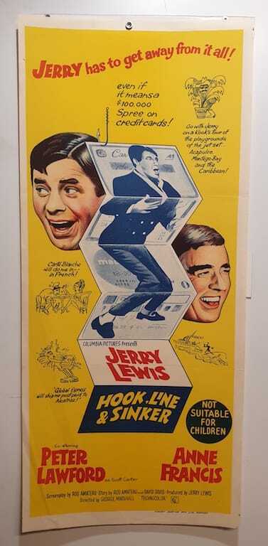 ORIGINAL DAYBILL MOVIE POSTER - HOOK LINE & SINKER