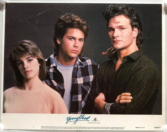 ORIGINAL LOBBY CARDS - YOUNGBLOOD - 1986 - set of 8