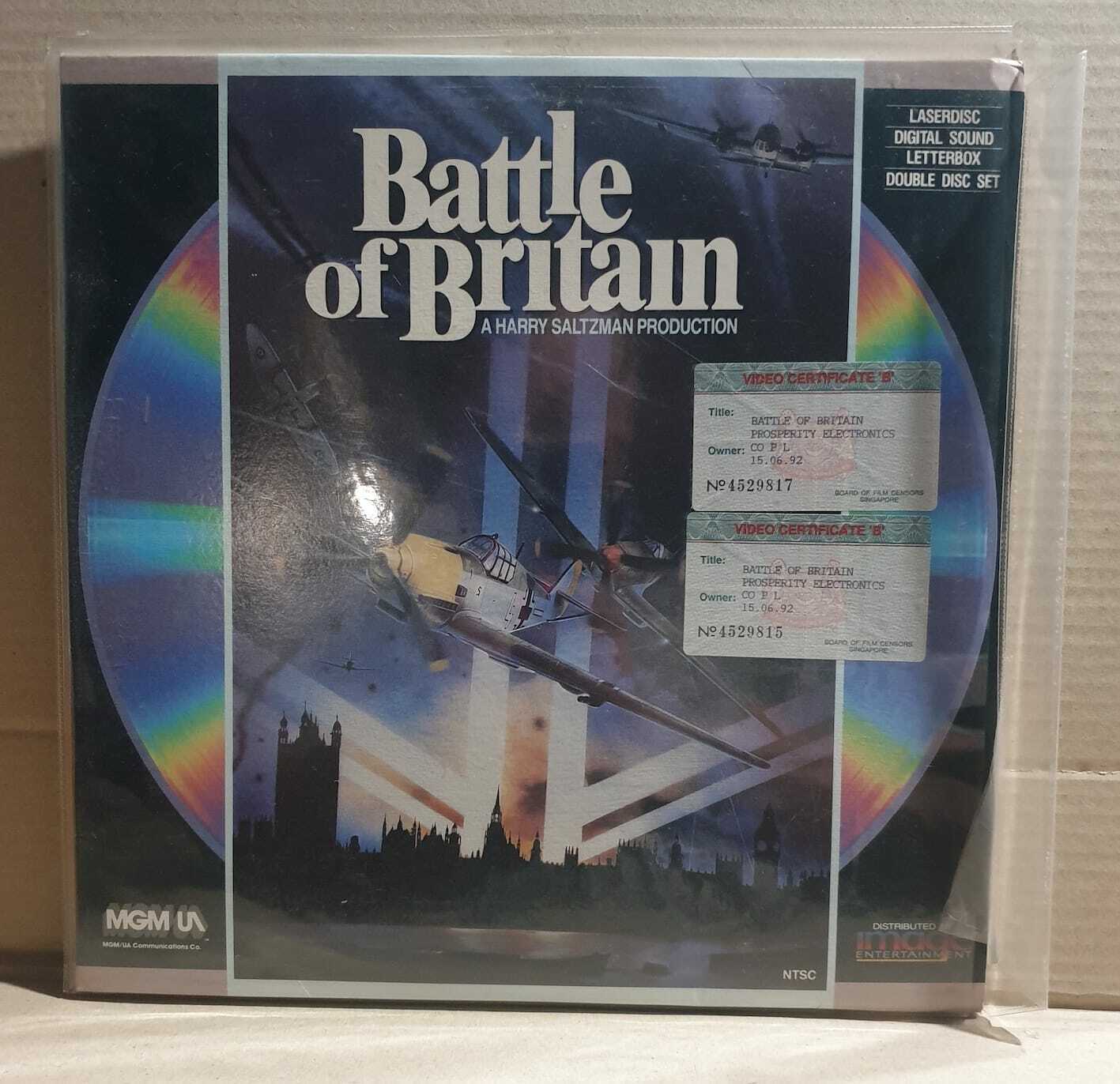 LASERDISC MOVIE - BATTLE OF BRITAIN