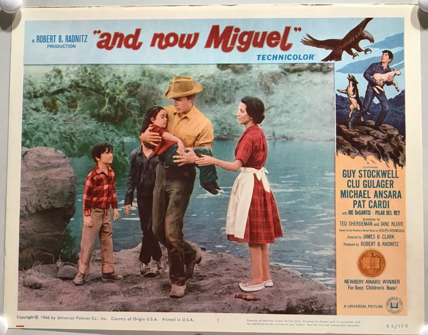 ORIGINAL LOBBY CARDS - AND NOW MIGUEL - 1966 - set of 8