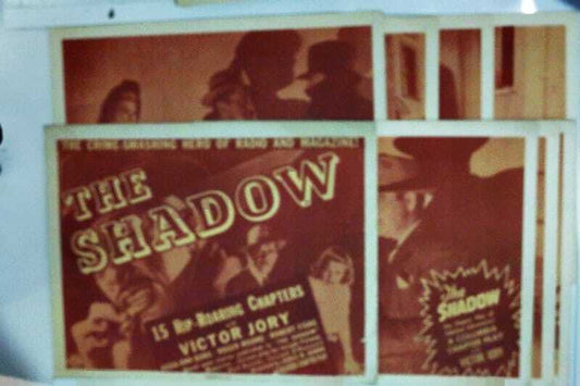 LOBBY CARDS - THE SHADOW - 1940 - re-release - set of 8