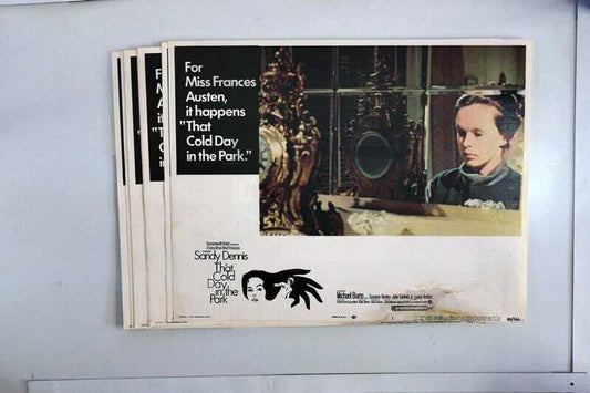 ORIGINAL LOBBY CARDS -THAT COLD DAY IN THE PARK - 1969 - set of 8