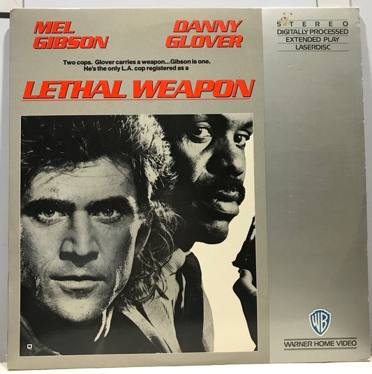 LASERDISC MOVIE - LETHAL WEAPON - Mel Gibson, Danny Glover