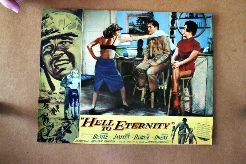 ORIGINAL LOBBY CARD - HELL TO ETERNITY - 1960 - title card