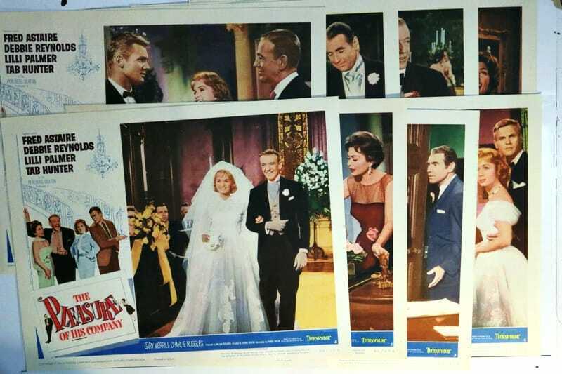 ORIGINAL LOBBY CARDS - THE PLEASURE OF HIS COMPANY - 1961 - set of 8