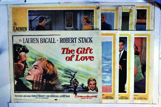 ORIGINAL LOBBY CARDS - GIFT OF LOVE - 1958 - set of 8
