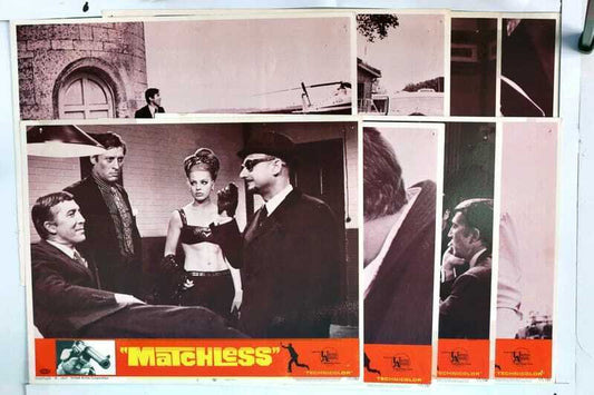 ORIGINAL LOBBY CARDS - MATCHLESS - 1967 - set of 8