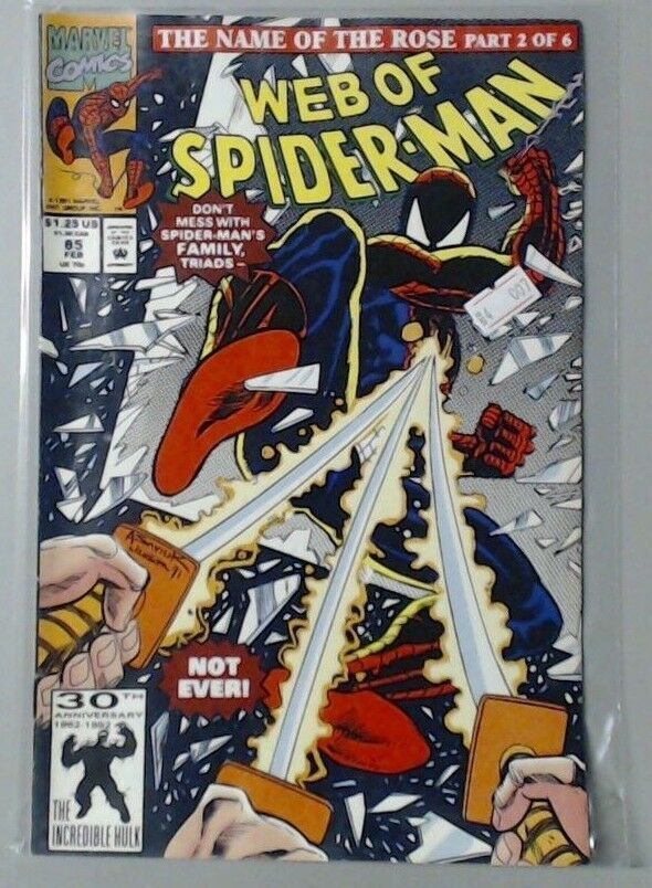 COMIC BOOK - MARVEL COMICS - SPIDER-MAN - WEB OF SPIDER-MAN #85