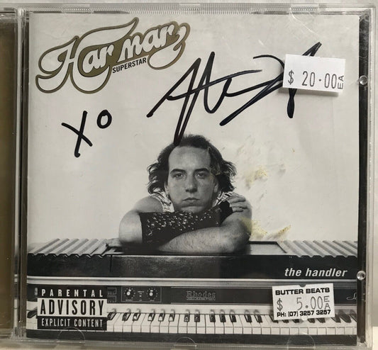 MUSIC CD IN CASE (COVER SIGNED) - HAR MAR SUPERSTAR - THE HANDLER