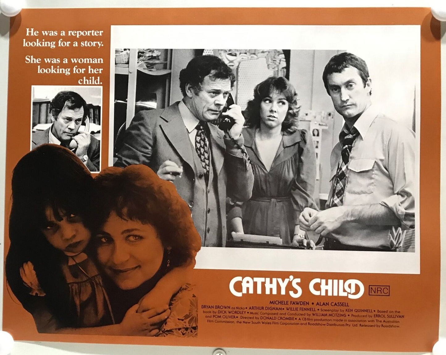 ORIGINAL LOBBY CARDS - CATHY'S CHILD (a) - 1979 - set of 8