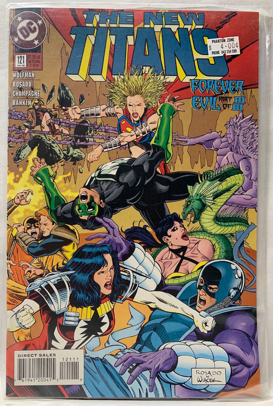 COMIC BOOK - THE NEW TEEN TITANS #121