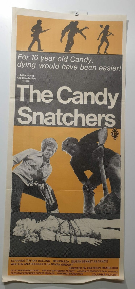 ORIGINAL DAYBILL MOVIE POSTER - THE CANDY SNATCHERS - HORROR