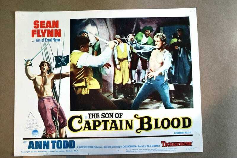 ORIGINAL LOBBY CARD - SON OF CAPTAIN BLOOD (a) - 1963 - title card