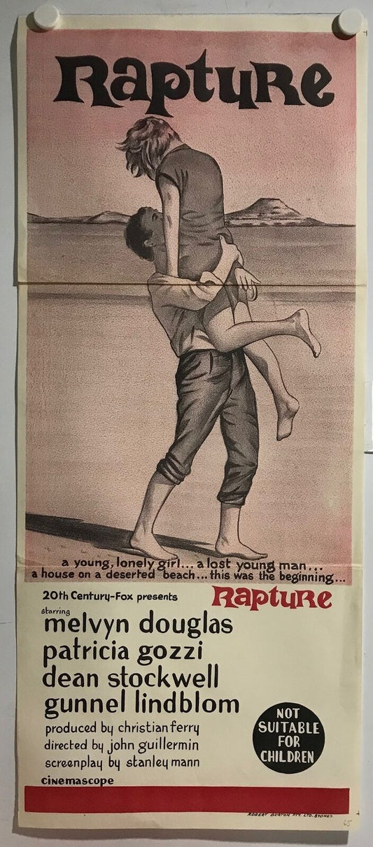 ORIGINAL DAYBILL MOVIE POSTER - RAPTURE