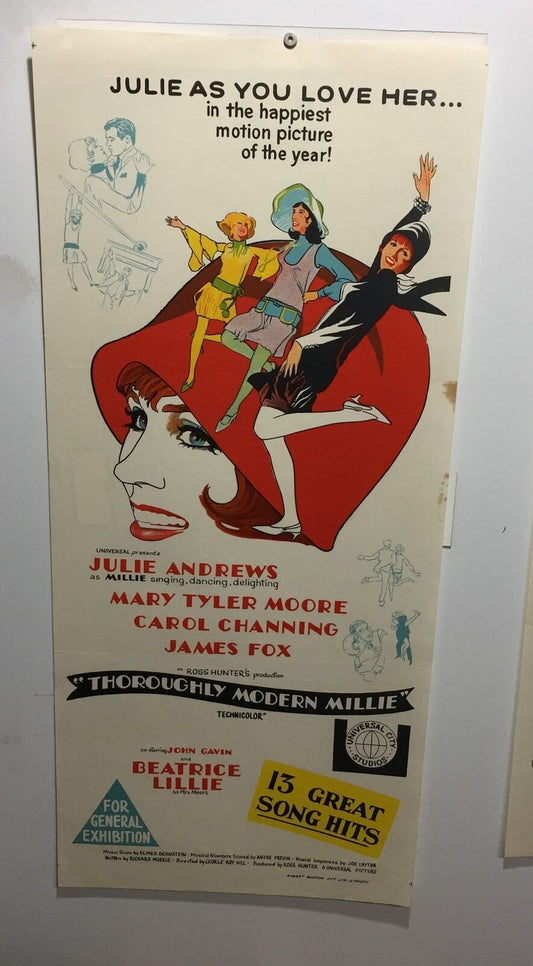 ORIGINAL DAYBILL MOVIE POSTER - THOROUGHLY MODERN MILLIE - 1967