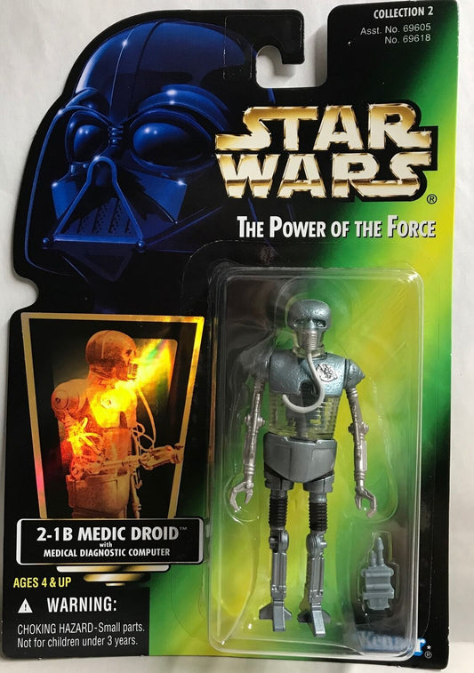 STAR WARS - KENNER - POTF - 2-1B MEDIC DROID - with Medical Diagnostic Computer