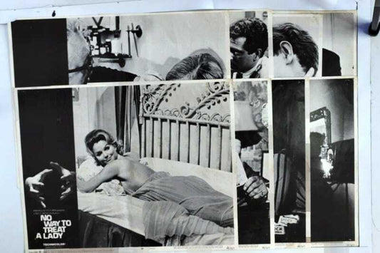 ORIGINAL LOBBY CARDS - NO WAY TO TREAT A LADY - 1968 - set of 8