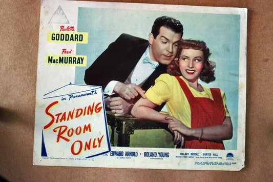 ORIGINAL LOBBY CARD - STANDING ROOM ONLY - 1944 - title card