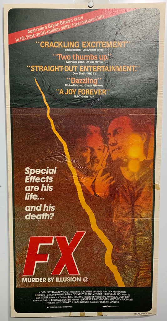 ORIGINAL DAYBILL MOVIE POSTER - FX